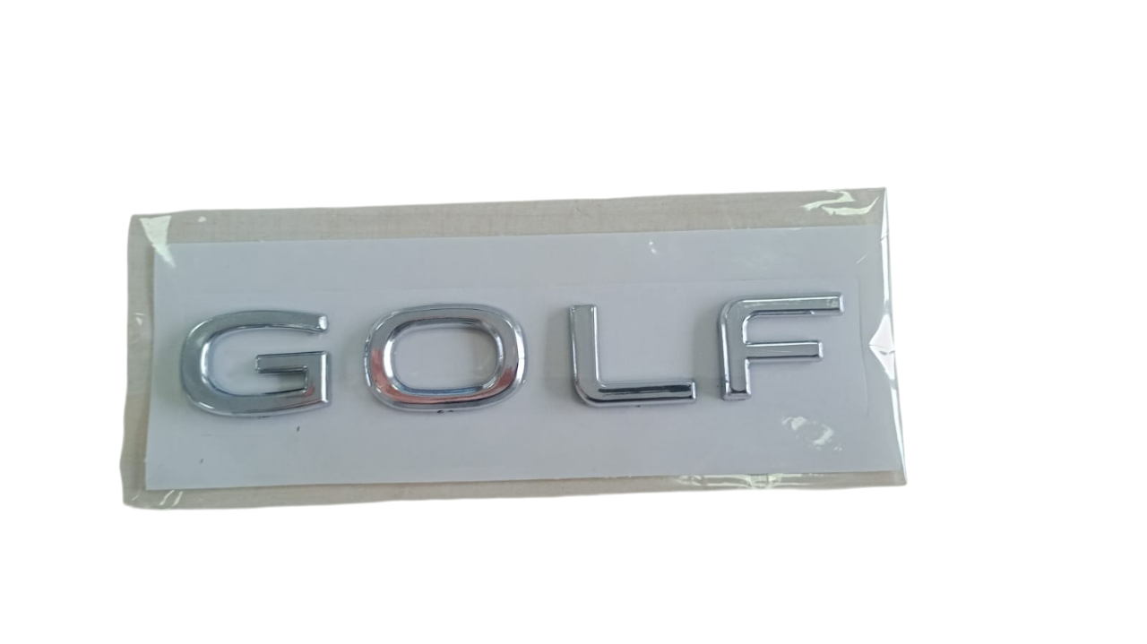 Krom Arka Golf Bagaj Yazısı - Volkswagen Golf 4 - Golf 5 - 1998 - 2009