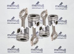 Piston Segman Piston Kolu (Takım) - CGZA - Motor - 1.8/2.0 TDI - Touran - 2004 - 2009