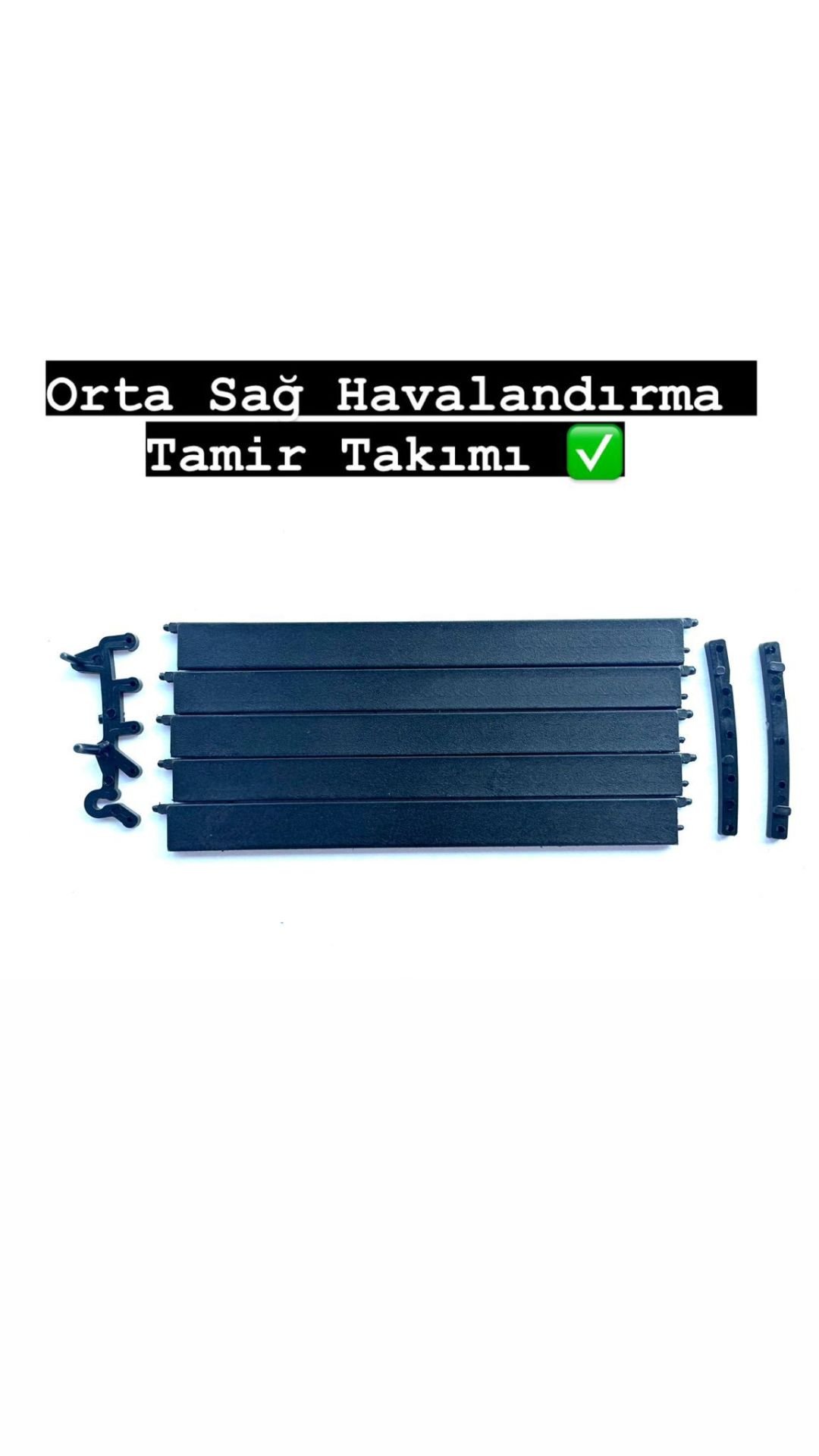 Orta Sağ Havalandırma Izgara Takımı Bora ( Sadece Ön Petekler )